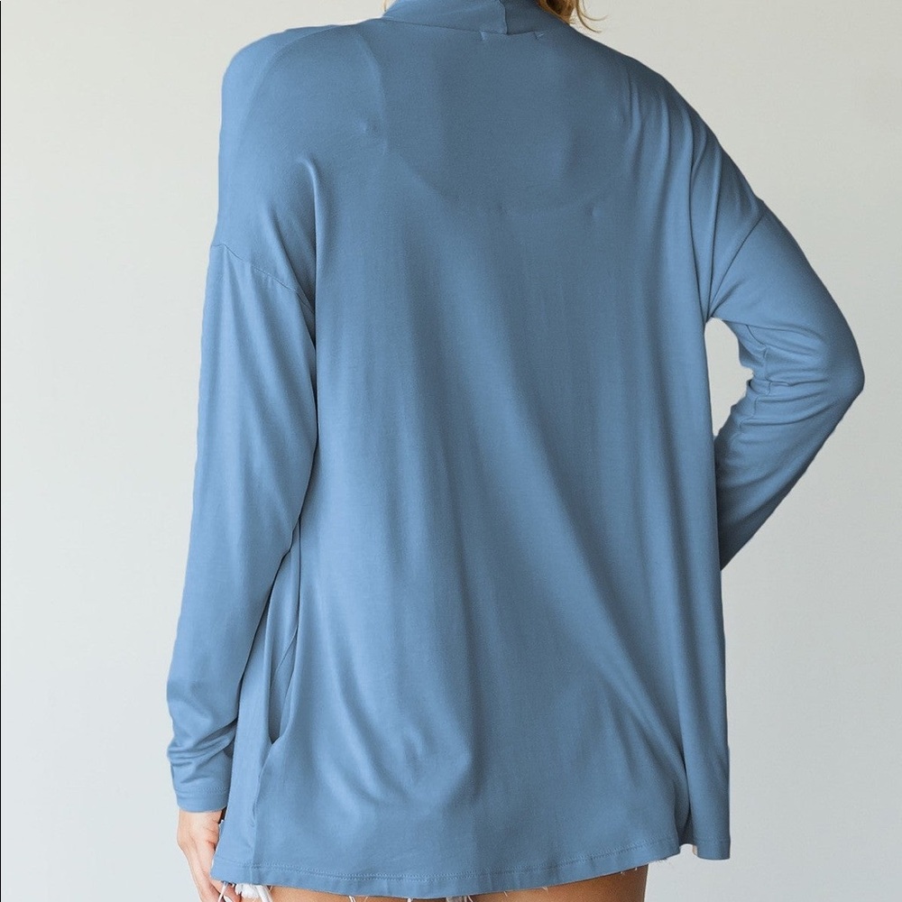 Casual Cardigan Side Pockets - Picture 3 of 4